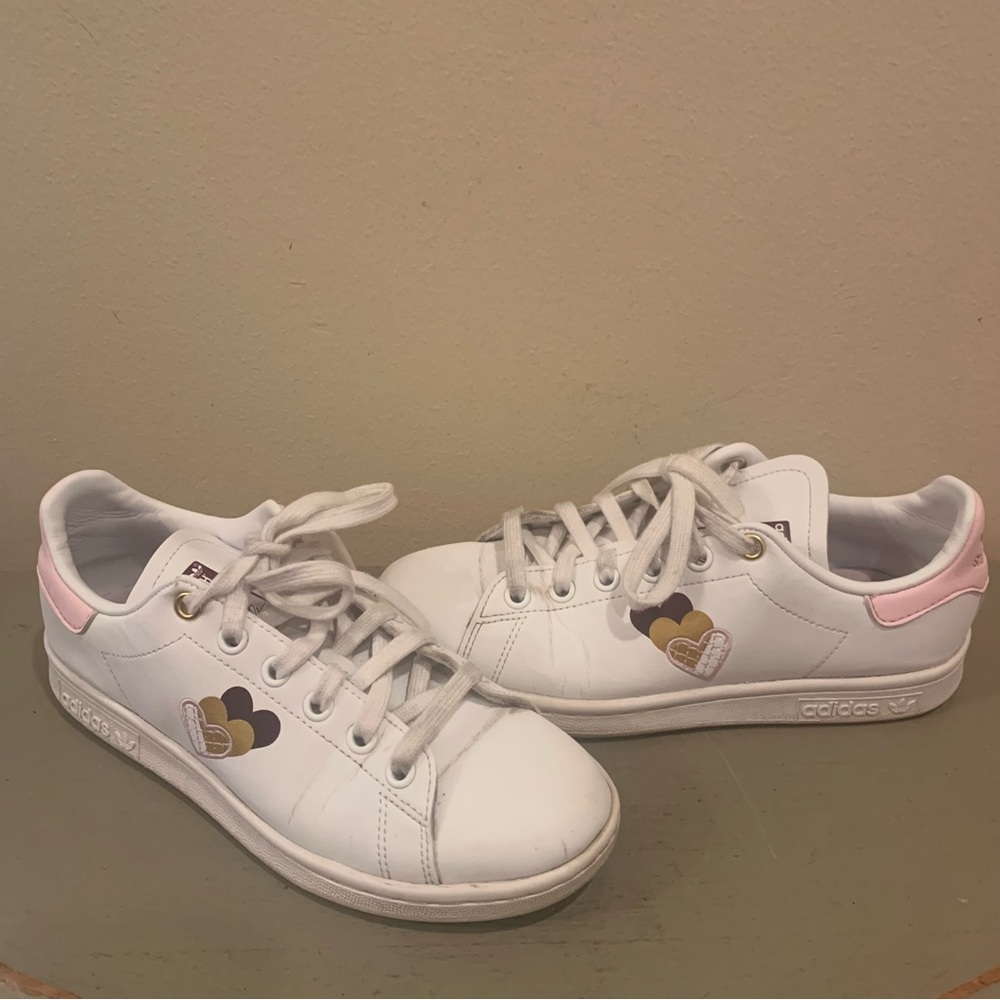 Adidas Stan Smith Women’s Size Five White Sneakers